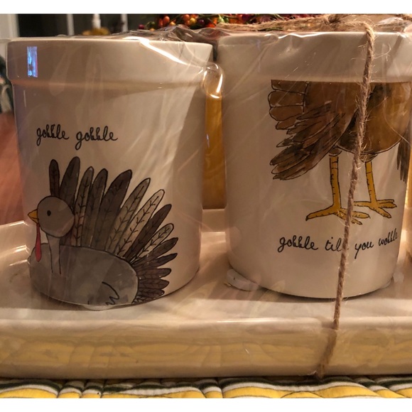 Rae Dunn Holiday Rae Dunn Thanksgiving Cup Set Poshmark